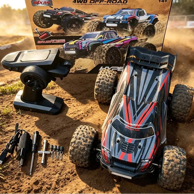 MJX Hyper Go 16210 1/16 Abu-ab - Rc Hobby Grade Monster Truck ulasan dan harga