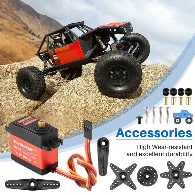 TD-8120MG motor torsi tinggi 2 - Rc Hobby Shops ulasan dan harga